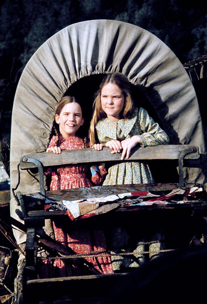 Little House On The Prairie Poster Print featuring Melissa Gilbert and Melissa Sue Anderson