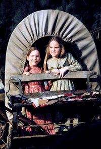 Little House On The Prairie Poster Print featuring Melissa Gilbert and Melissa Sue Anderson