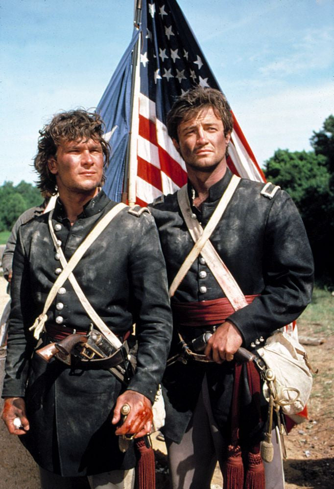 North And South Poster Print Featuring Patrick Swayze and James Read