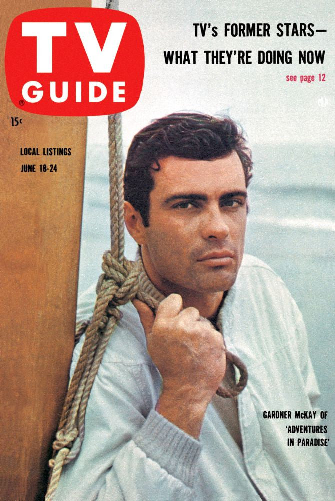 Adventures In Paradise TV Guide Cover Poster Print (1960)