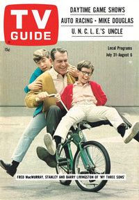 My Three Sons TV Guide Cover Print Featuring Fred MacMurray and Cast
