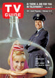 I Dream Of Jeannie TV Guide Cover Print featuring Barbara Eden and Larry Hagman