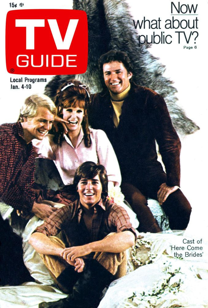 Here Come The Brides TV Guide Cover Photo Print - 1969