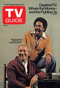 Sanford and Son TV Guide Cover Print featuring Redd Foxx and Demond Wilson
