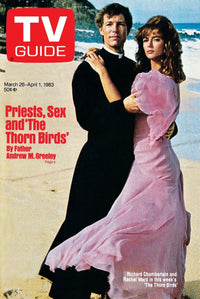 The Thorn Birds TV Guide Cover Print featuring Richard Chamberlain and Rachel Ward