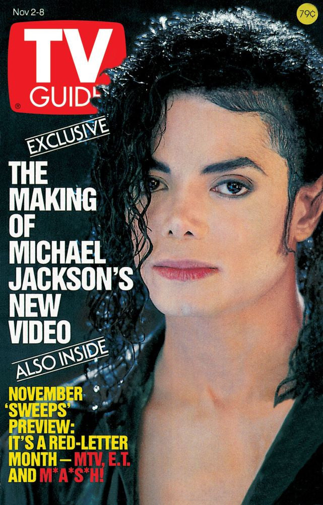 Michael Jackson TV Guide Cover Poster Print - November 1991
