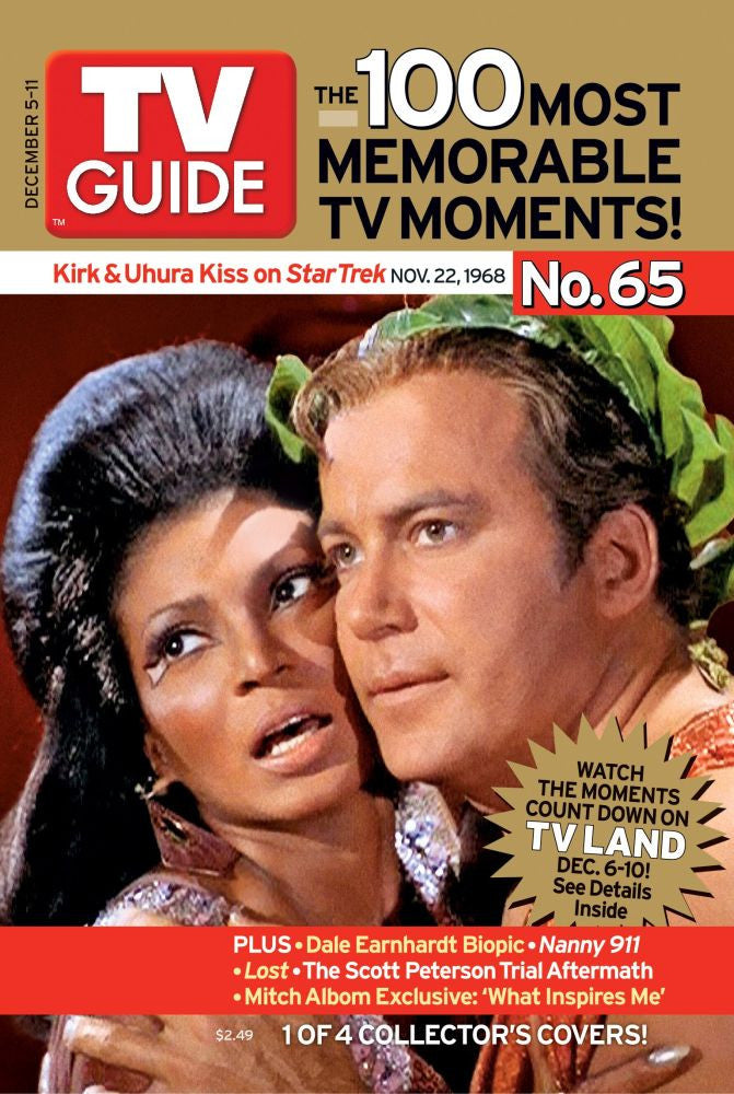 Star Trek TV Guide Cover Print Featuring Nichelle Nichols and William Shatner (2004)