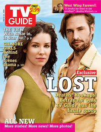 Lost TV Guide Cover Featuring Evangeline Lilly and Josh Holloway (2006)