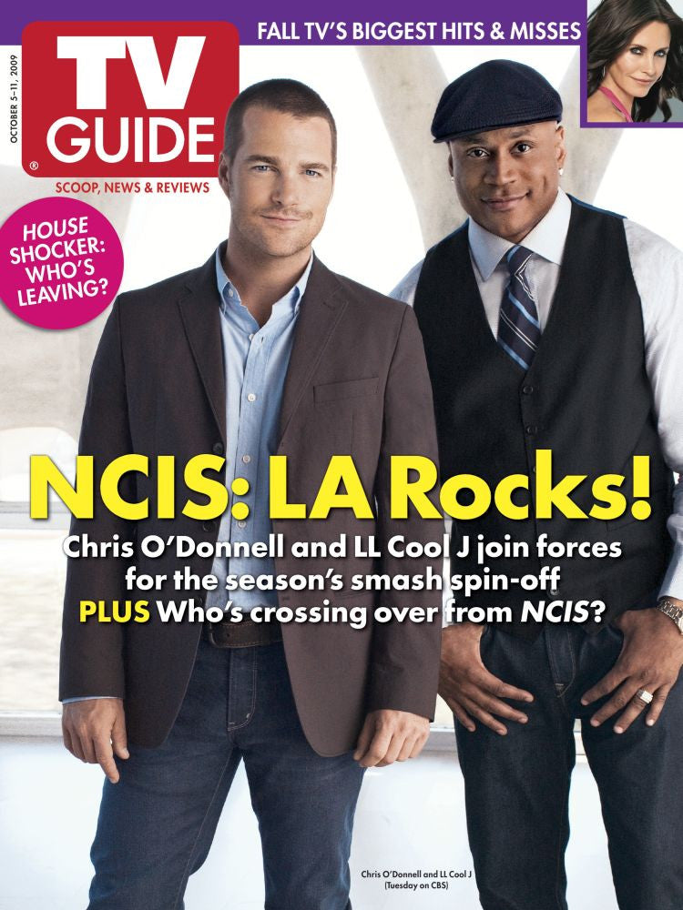 NCIS: Los Angeles TV Guide Cover Photo Print featuring Chris O'Donnell and LL Cool J