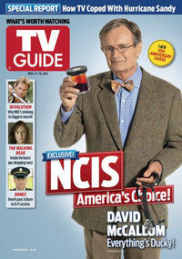 NCIS TV Guide Cover Featuring David McCallum - Vintage Print