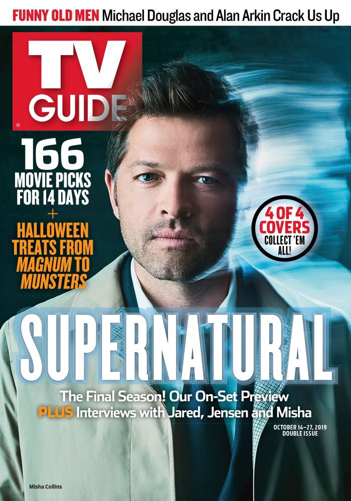 Supernatural TV Guide Cover Poster Print Featuring Misha Collins