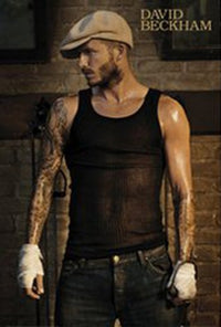 David Beckham Hat Poster Print - 24x36 Rolled Poster