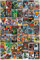 DC Comics Comic Covers Poster showcasing iconic comic book covers.