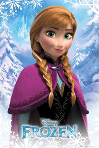 Frozen Anna Poster Print - Vibrant Wall Art for Fans