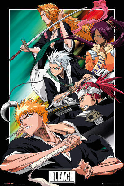 Bleach Group Poster featuring iconic anime characters