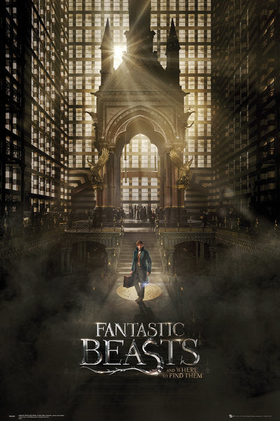 Fantastic Beasts One Sheet Poster Print - Magical Movie Art