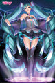 Hatsune Miku Projection Rolled Poster Print - 22 x 34