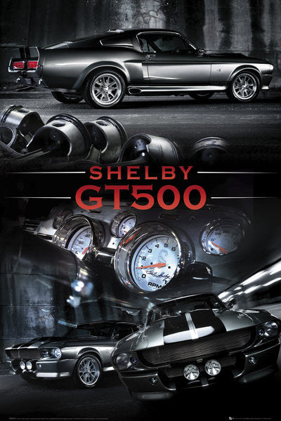 Ford Shelby Mustang GT500 Poster Print - Premium Quality Art