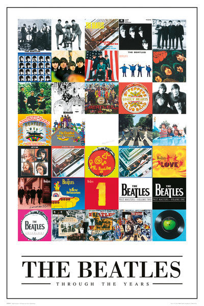 The Beatles Through the Years Rolled Poster Print