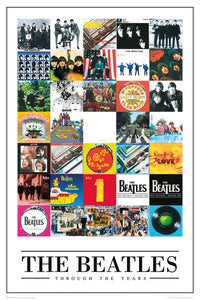 The Beatles Through the Years Rolled Poster Print