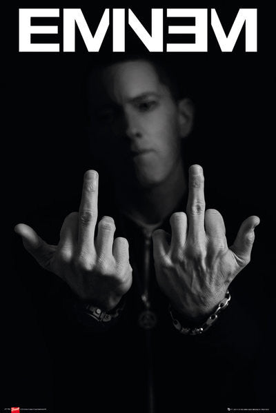 Eminem Finger Poster Print - 22x34 Size