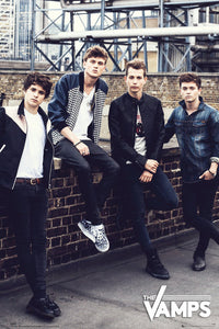 The Vamps wall poster 24x36, vibrant music decor for fans