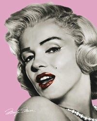 Marilyn Monroe Pink Lips Rolled Poster Print - 16x20