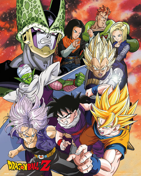 Dragon Ball Z Cell Saga Rolled Poster Print (16x20)