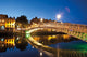 Dublin Halfpenny Bridge Landscape Poster Print