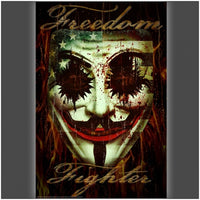 Freedom Fighter Poster by Daveed Benito showcasing resilience and courage.