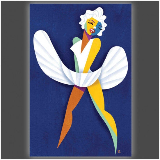 Marilyn 2 Rolled Poster Print by David Cowles