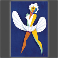Marilyn 2 Rolled Poster Print by David Cowles