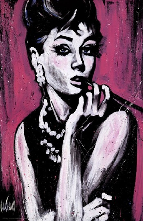 Audrey Fabulous Poster Print by Stephen Fishwick - 22x34