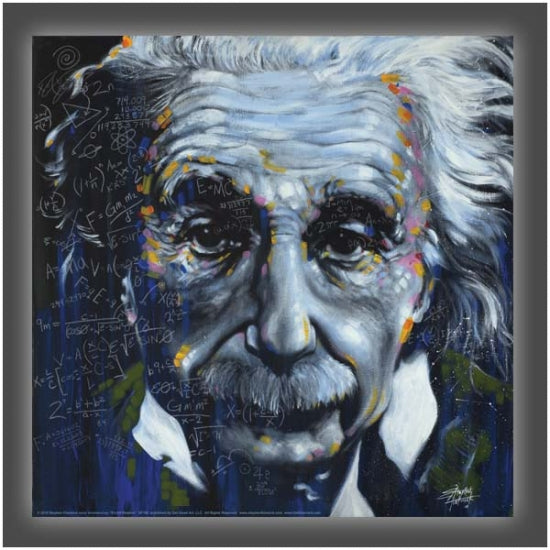 R Squared Art Poster by Stephen Fishwick, vibrant design.