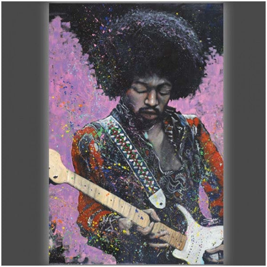 Jimi Poster Print by Stephen Fishwick - 22x34