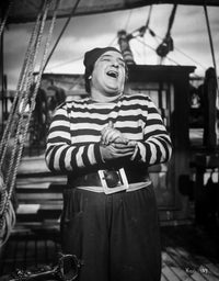 Abbott & Costello in Stripes Laughing Photo Print