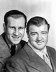 Abbott & Costello smiling portrait photo print