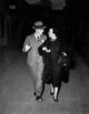 Fred Astaire Walking with Woman in Dress Photo Print