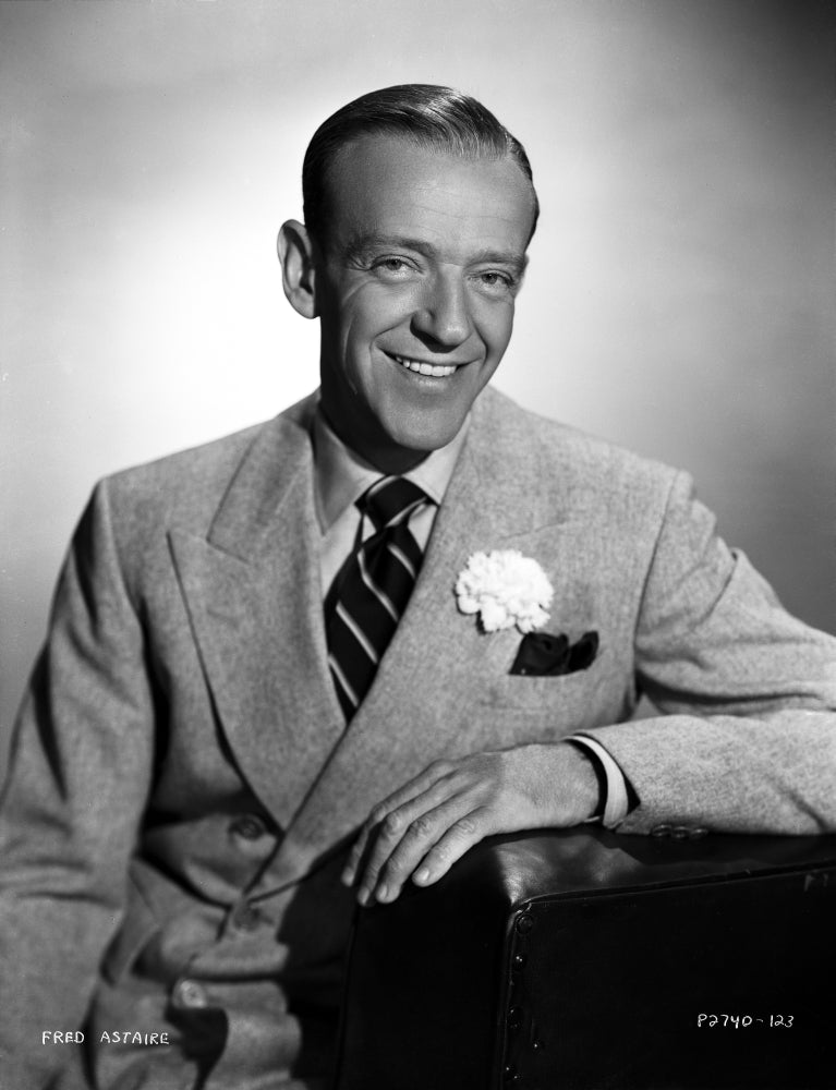 Fred Astaire Leaning in Suit Photo Print - Classic Hollywood Icon