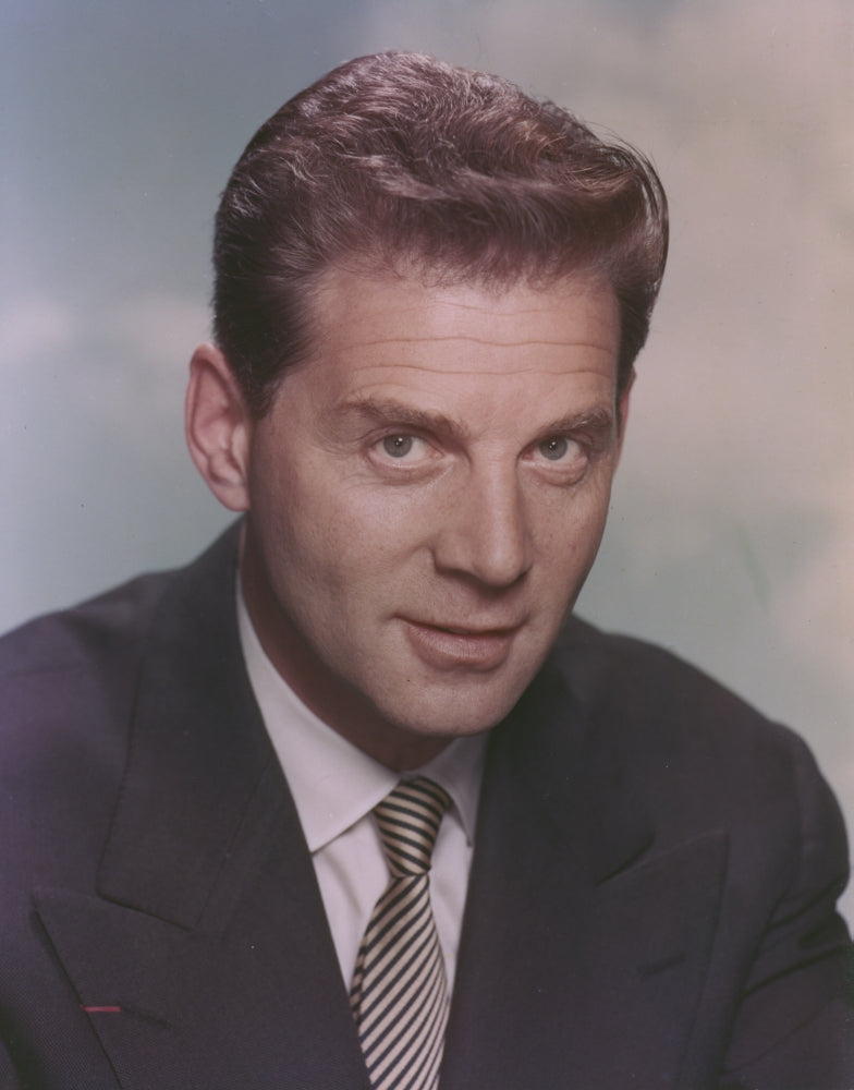Jean Aumont posed in suit photo print showcasing elegance.