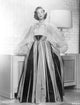 Lauren Bacall wearing a striped dress photo print