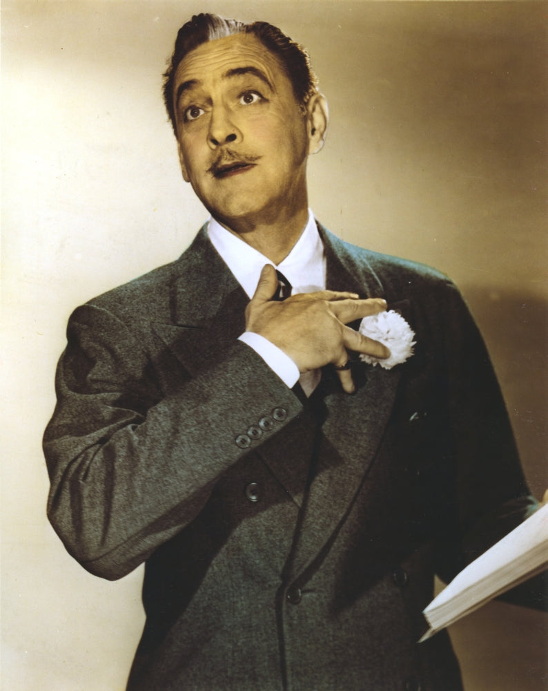John Barrymore photo print with hand on chest, classic cinema art.