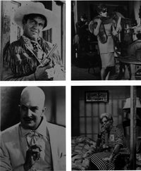 Photo print of characters from the Batman television series, featuring iconic designs.
