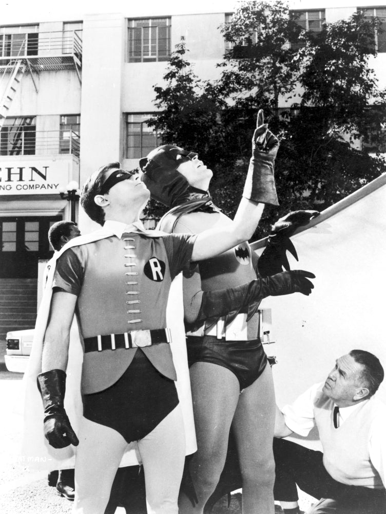 Batman Film Still Photo Print showcasing iconic superhero scene.