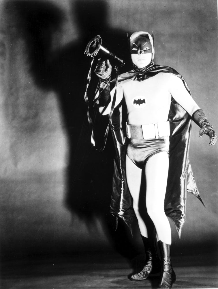 Batman film still photo print showcasing iconic superhero imagery.