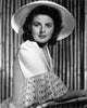 Ingrid Bergman wearing a stylish hat photo print.