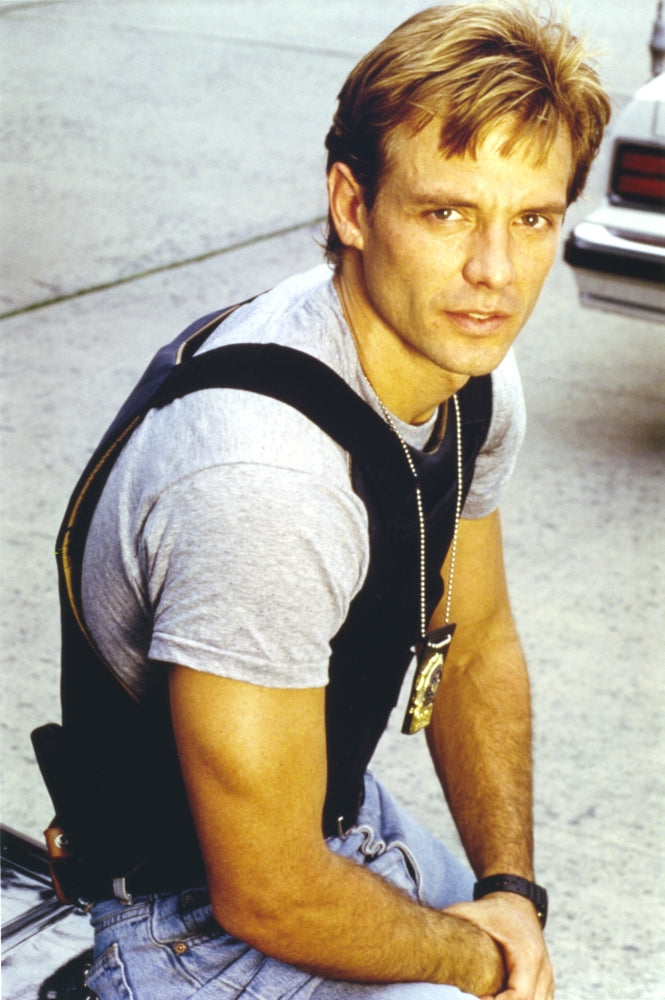 Michael Biehn Portrait Photo Print in Gray Shirt