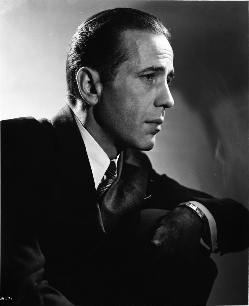 Classic photo print of Humphrey Bogart, Hollywood icon.