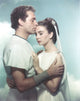 Richard Burton couple portrait photo print on a white background.