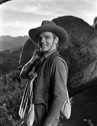 James Cagney classic portrait photo print in cowboy outfit
